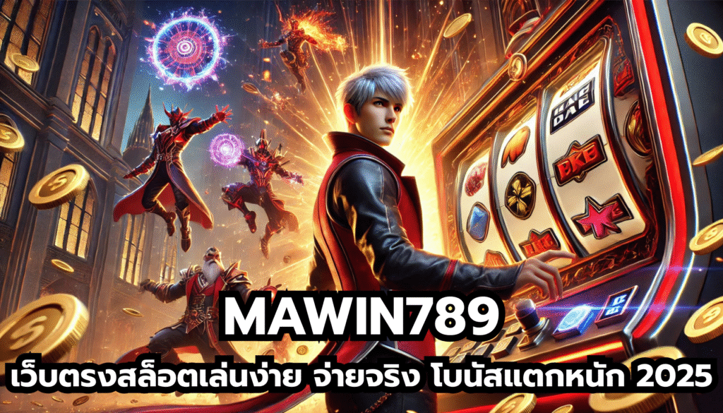 MAWIN789 เว็บตรงสล็อตเล่นง่าย จ่ายจริง โบนัสแตกหนัก 2025